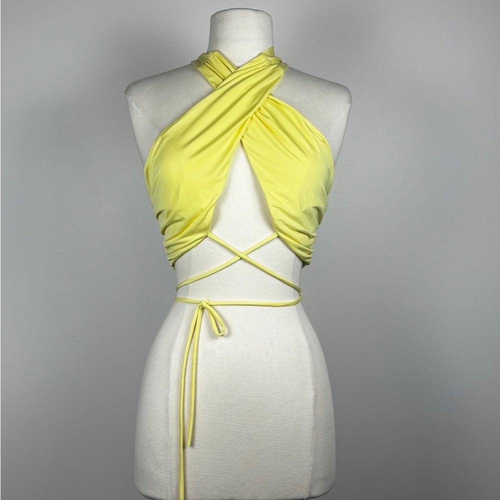 Wrap Top Criss Cross Bandeau